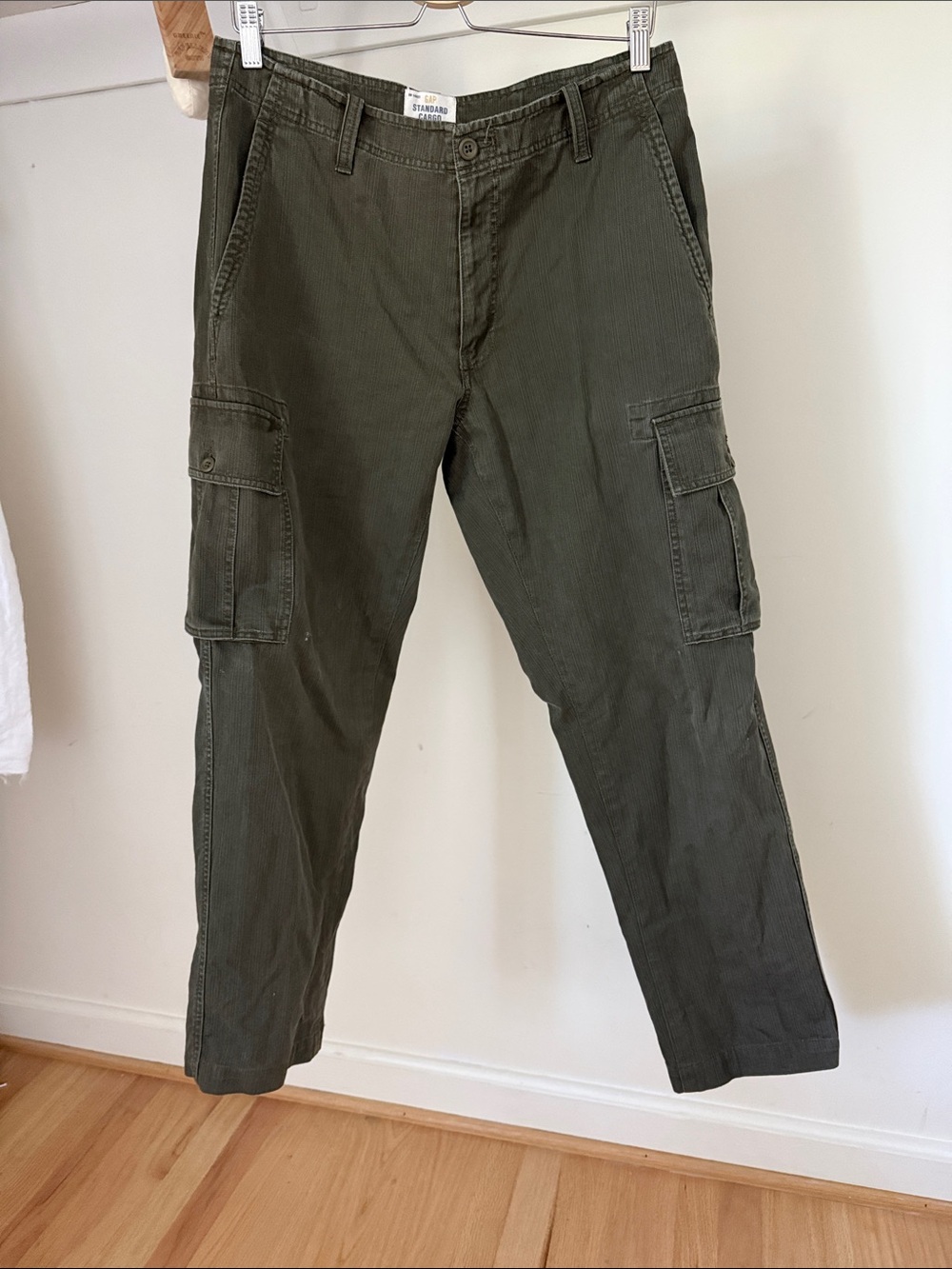 Standard Issue Olive Green Cargo Pants - Utility Style